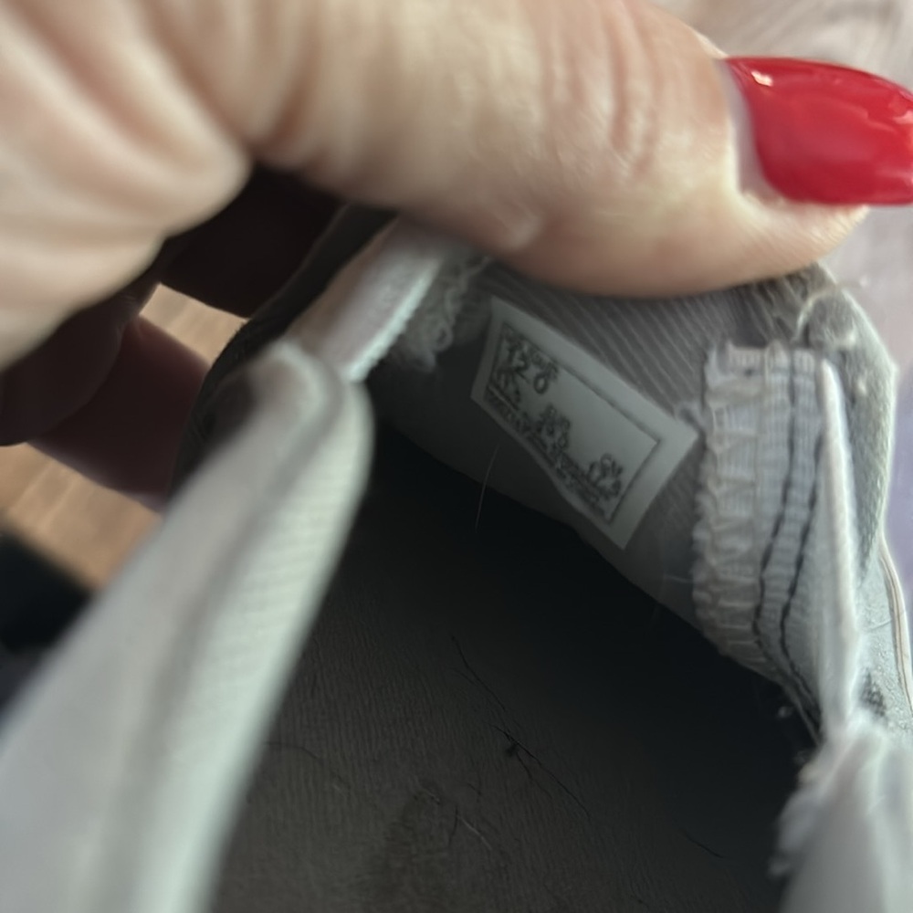 Kids Vans Size 12 - Gray and checkered - Picture 3 of 5